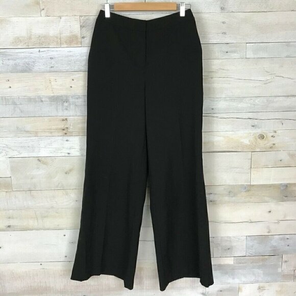 NEW Barbour Land Rover Wide Leg Dress Pants Black 6 - Picture 1 of 7